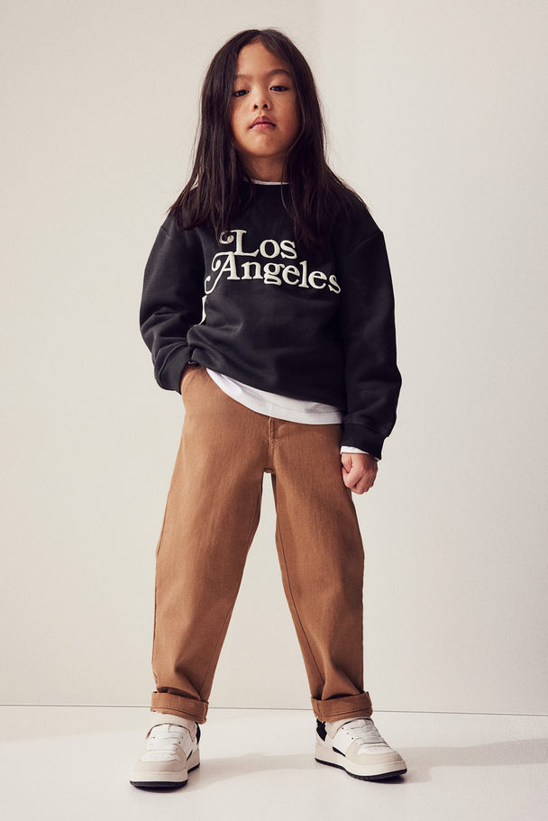 H&M Sweatshirt Sort/los Angeles