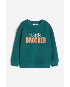 Sweatshirt Dark Green/little Brother