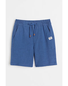 Twill Shorts Blue