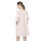 Short Round Collar Dress With Pockets And Long Attachable Sleeves