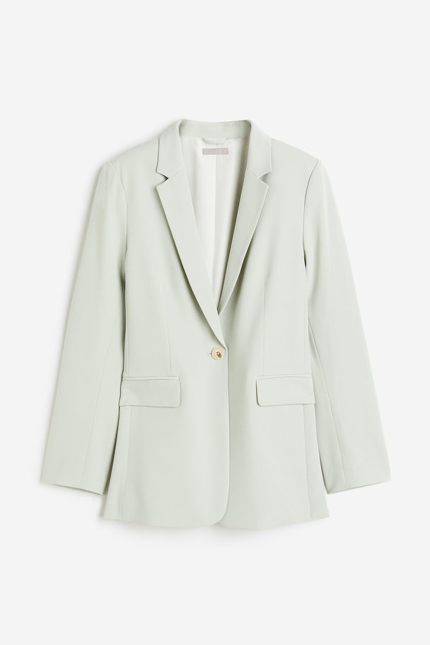 H&M Single-breasted Jacket Mint Green