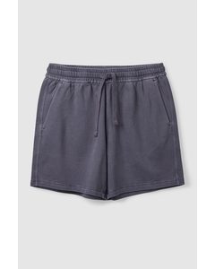 Relaxed-fit Sweat Shorts Washed Navy