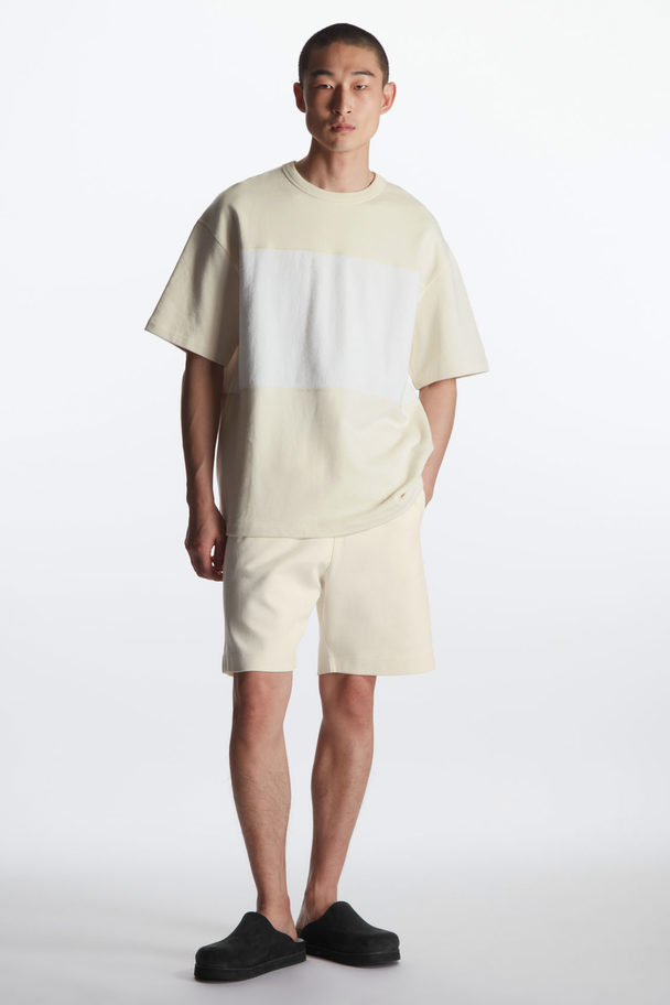 COS Relaxed-fit Sweat Shorts Beige