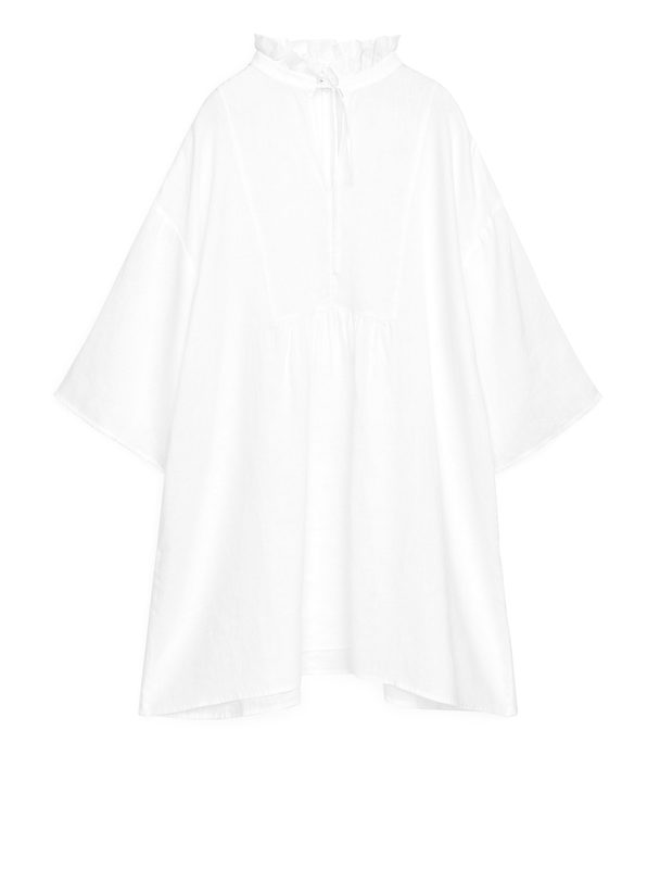 Arket Wide-fit Linen Dress White