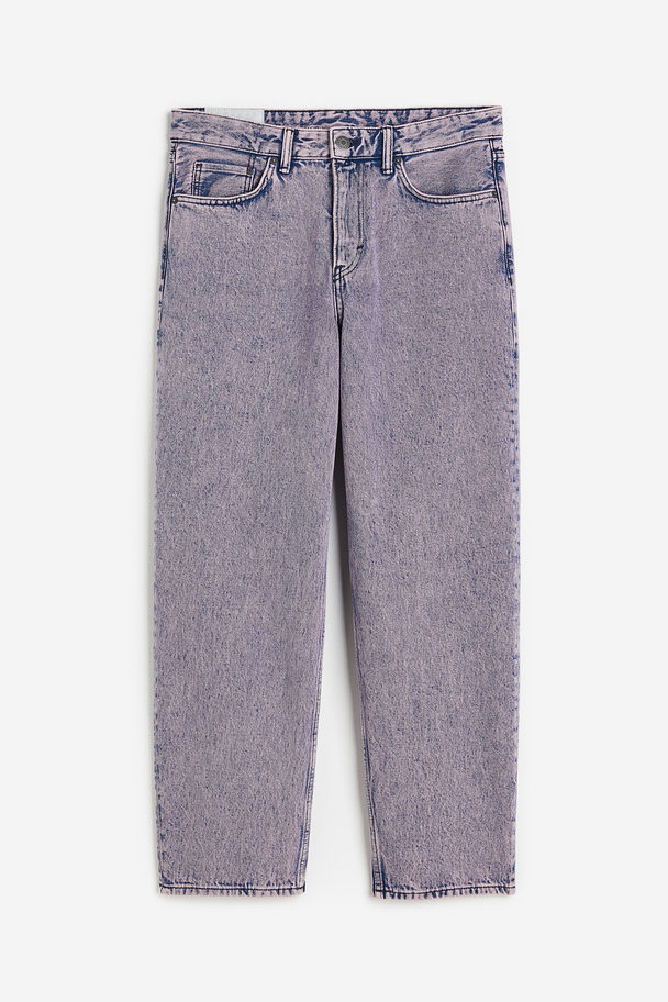H&M Loose Jeans Lichtpaars