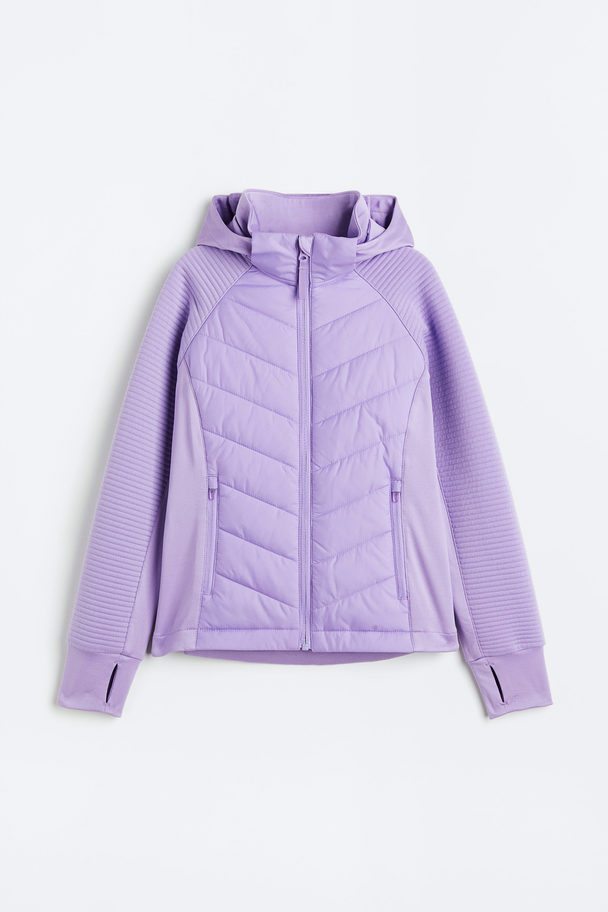 H&M Hooded Sports Jacket Light Purple