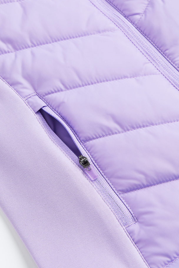 H&M Hooded Sports Jacket Light Purple