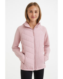 Hooded Sports Jacket Light Pink
