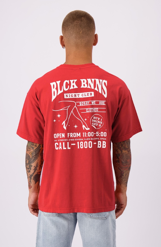 Black Bananas RED LIGHT TEE Rot