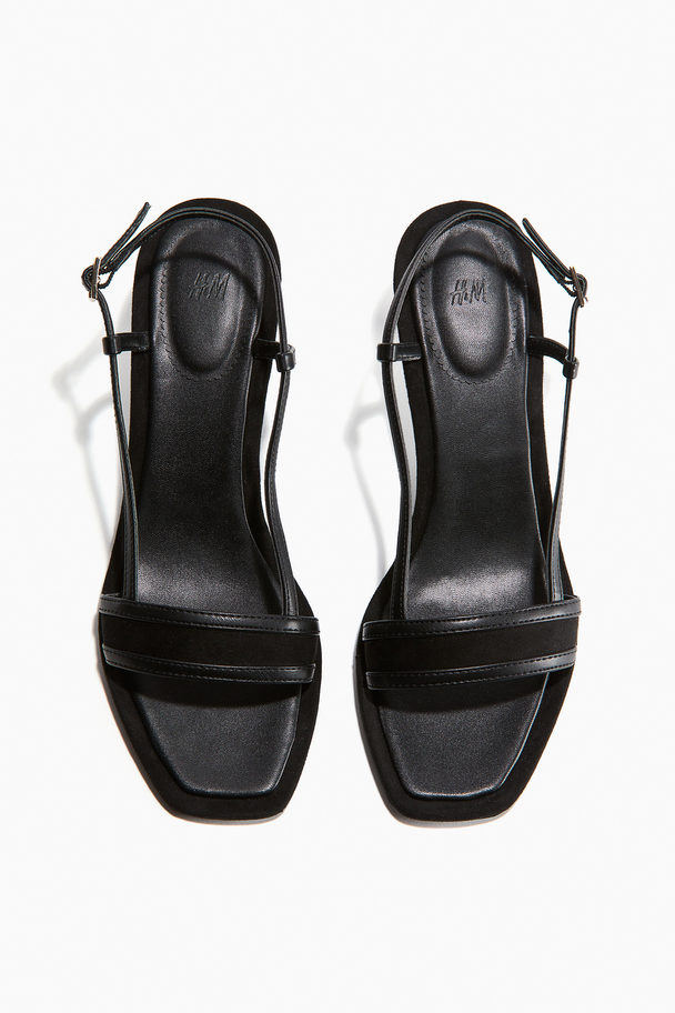 H&M Heeled Sandals Black