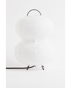 Rice Paper Table Lamp White