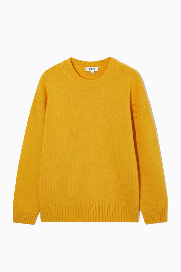 COS Relaxed-fit Wool Jumper Yellow