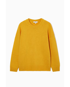 Relaxed-fit Wool Jumper Yellow