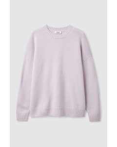 Relaxed-fit Wool Jumper Pale Lilac