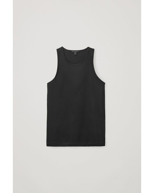 COS Slim-fit Vest Black