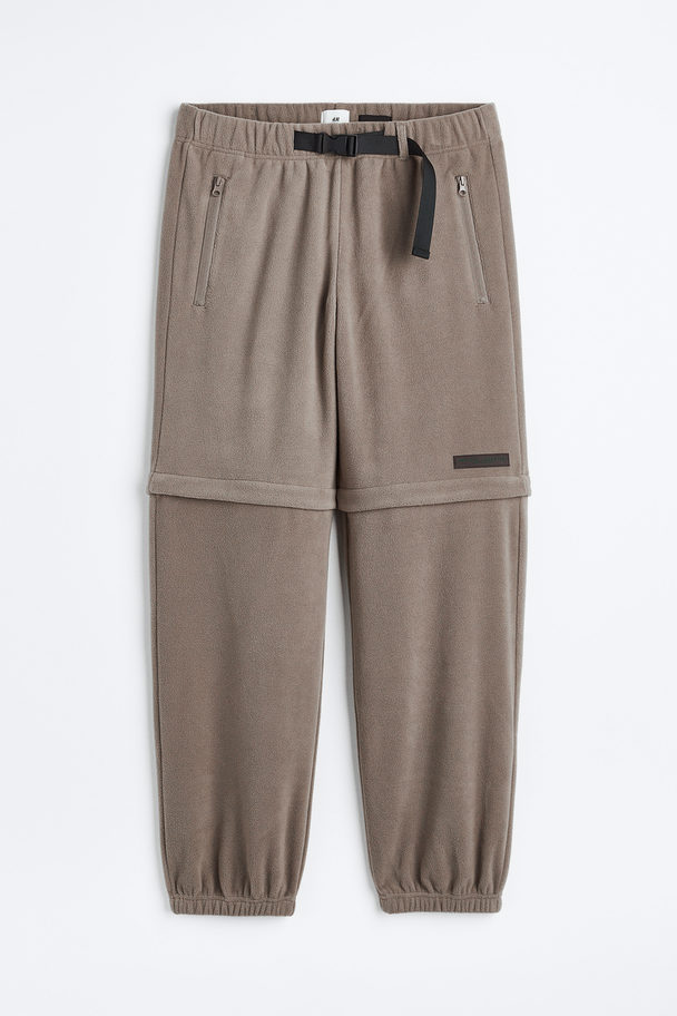H&M Thermolite® Loose Fit Joggers Dark Beige