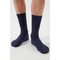 Ribbed Wool Socks Navy