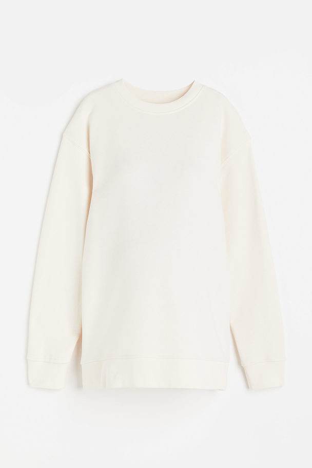 H&M Mama Oversized Sweatshirt Creme