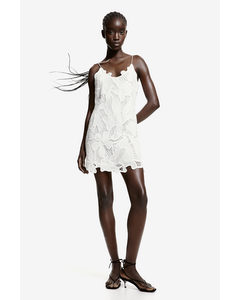 Broderie Anglaise Dress White