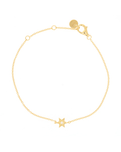 Armband Stern mit Zirkonia vergoldet ESBR01291217