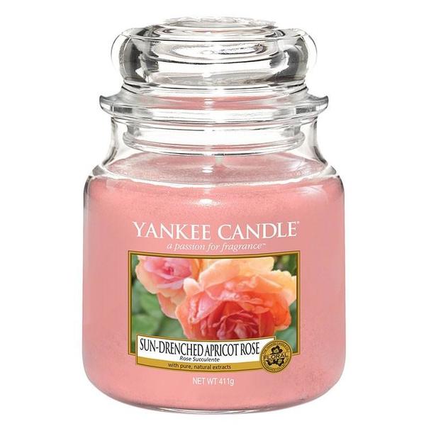 Yankee Candle Yankee Candle Classic Medium Jar Sun-Drenched Apricot Rose 411g