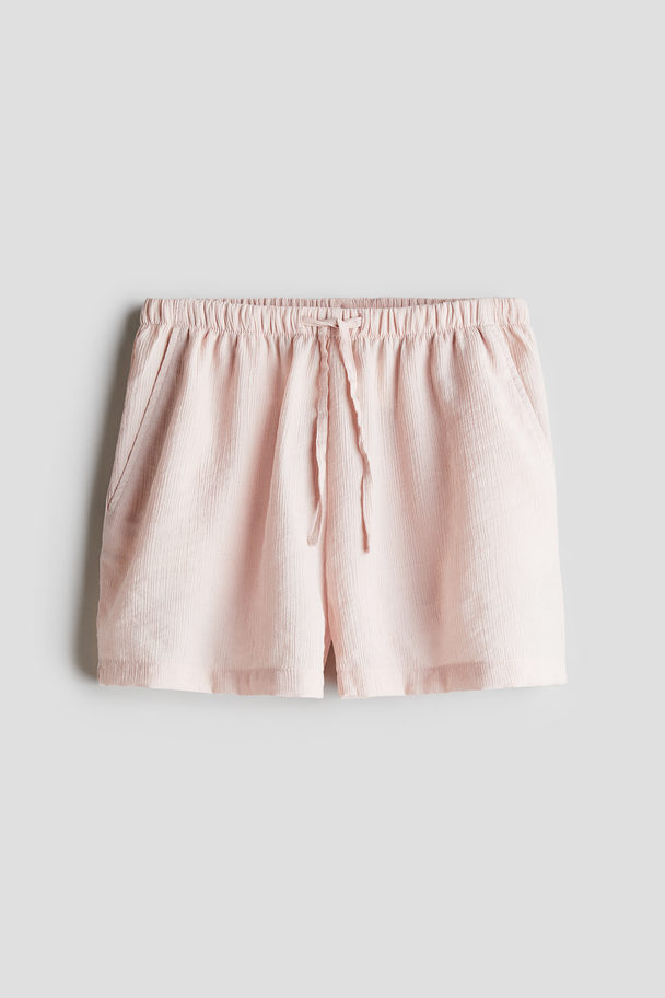 H&M Pull-on Shorts Powder Pink