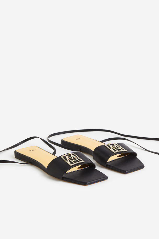 H&M Gladiator Sandals Black
