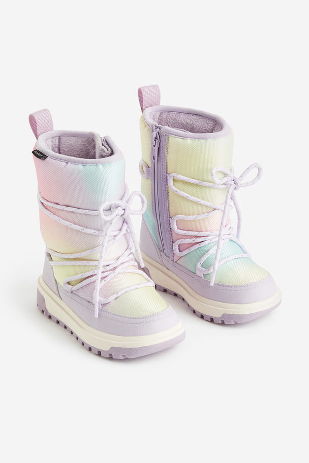 H&M Waterproof Boots Light Purple