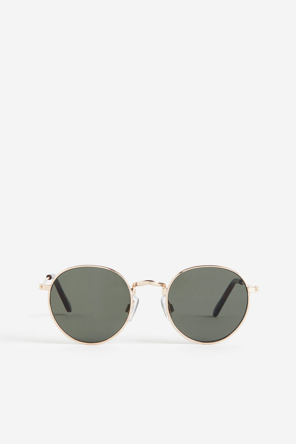 H&M Round Sunglasses Gold-coloured