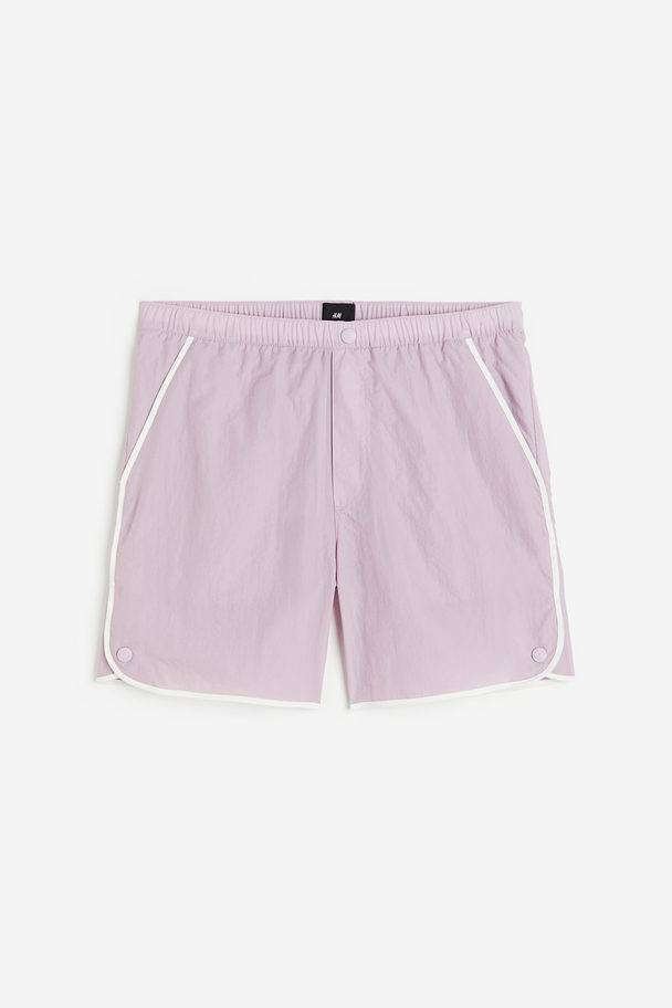 H&M Nylon Short - Regular Fit Paars