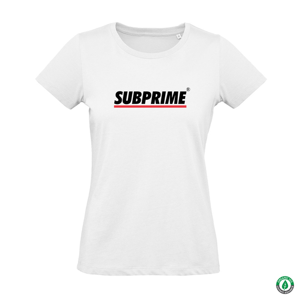 Subprime Subprime Wmn Tee Stripe White Hvid
