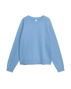 Soft French Terry Sweatshirt Blue