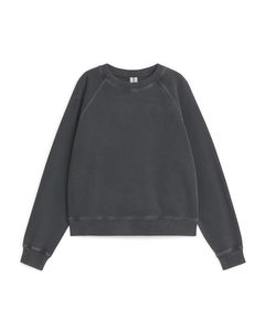 Soft French Terry Sweatshirt Dark Grey