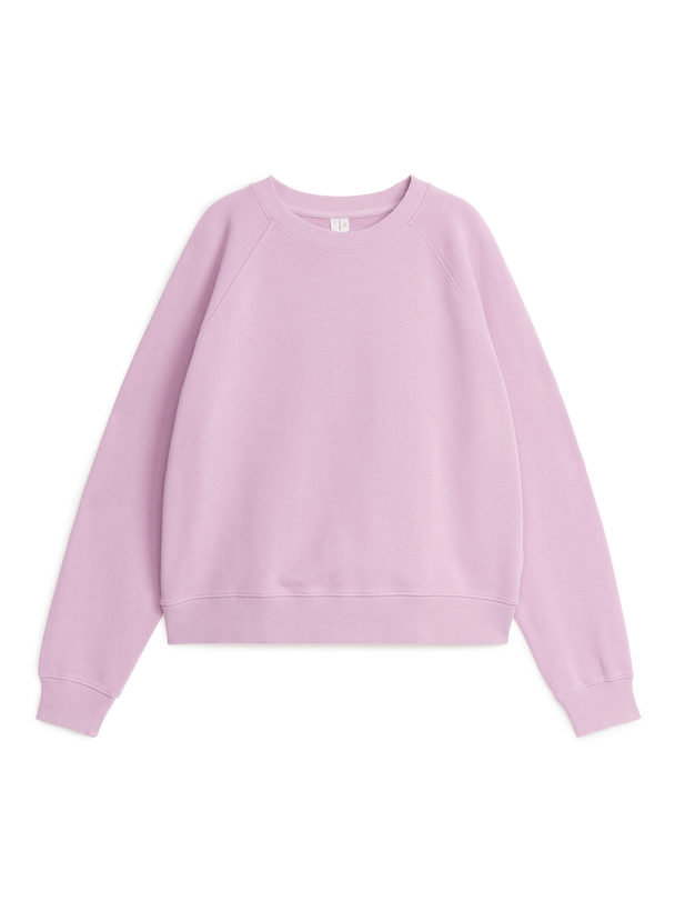 ARKET Soft French Terry Sweatshirt Pink