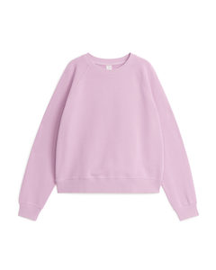 Weiches French-Terry-Sweatshirt Rosa