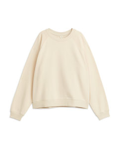 Soft French Terry Sweatshirt Off White