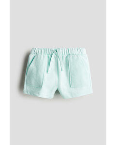 Katoenen Short Mintgroen