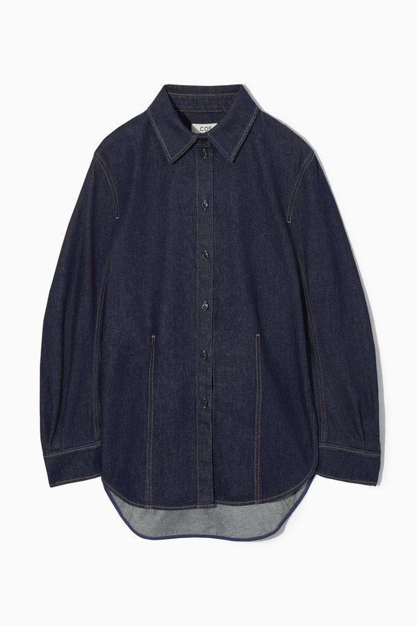 COS Oversized Denim Shirt Indigo