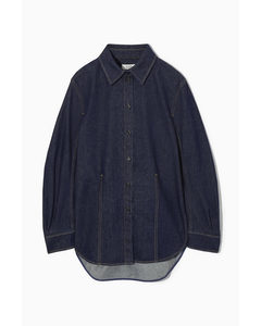 Oversized Denim Shirt Indigo