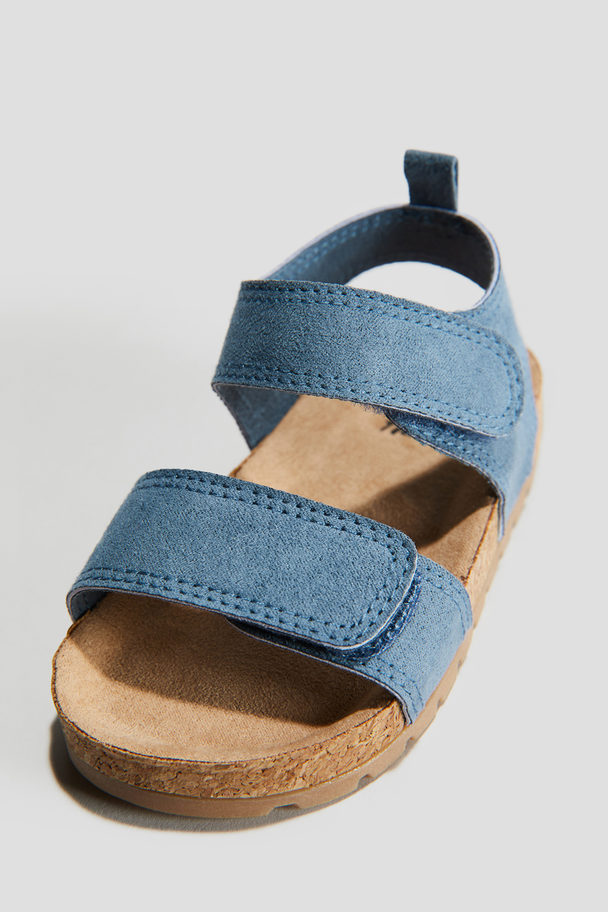 H&M Sandalen Blauw