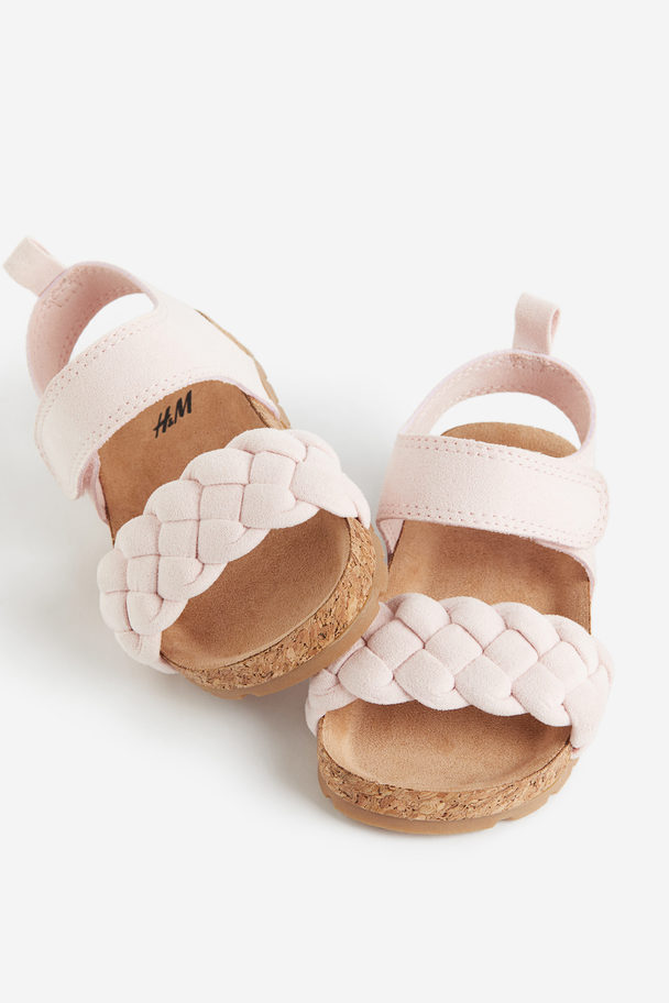 H&M Sandalen Hellrosa