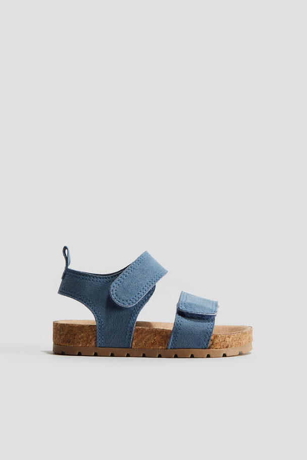 H&M Sandalen Blauw