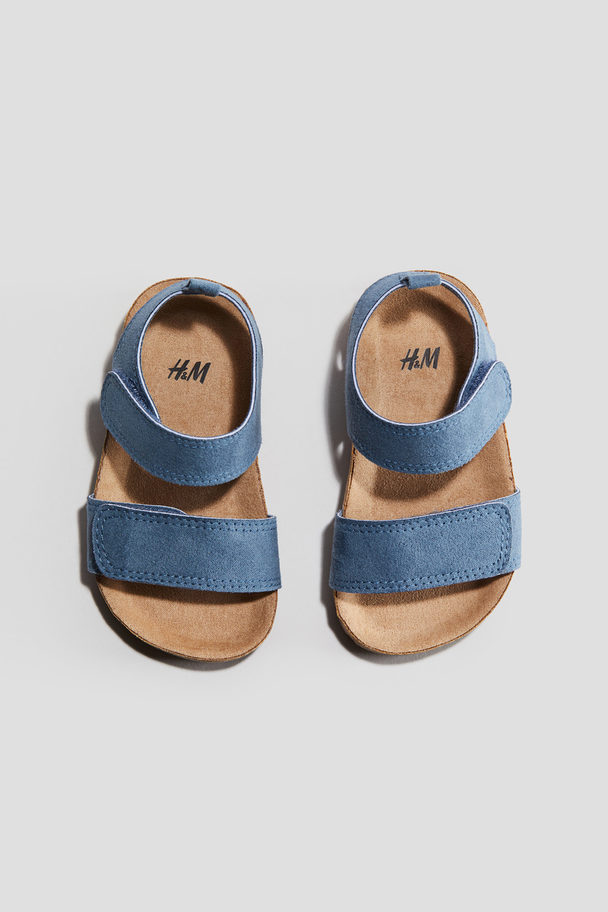 H&M Sandalen Blauw