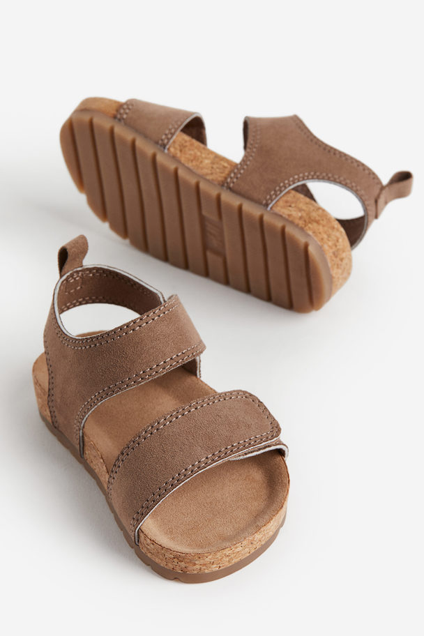 H&M Sandalen Braun