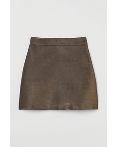 A-line Skirt Gold-coloured