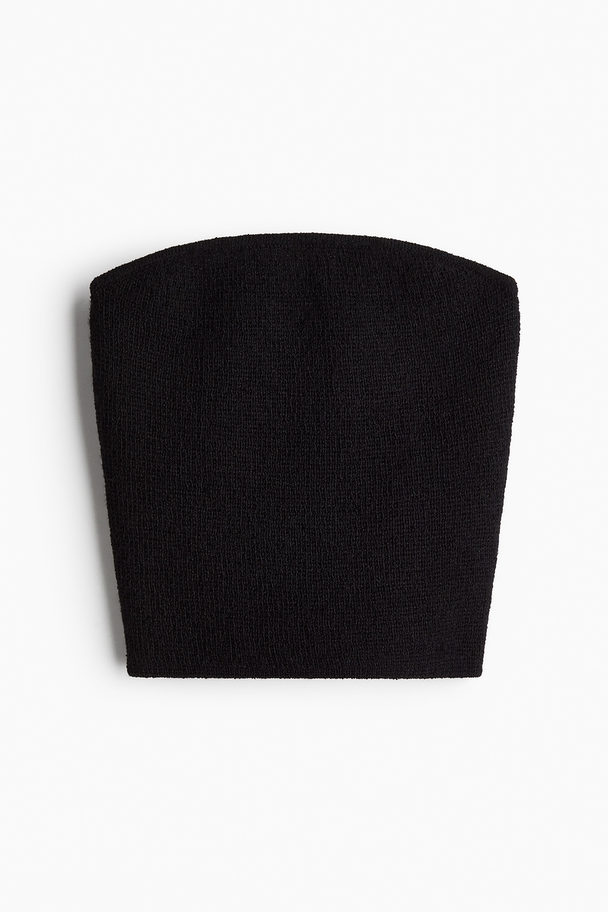 H&M Knitted Tube Top Black