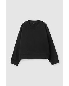 Cropped Sweatshirt Black