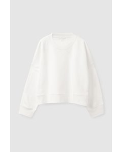 Cropped Sweatshirt White