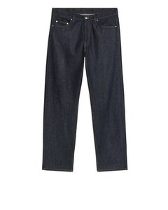Selvedge-Jeans LOOSE Silberblau