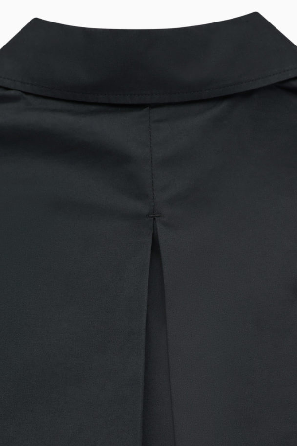 COS A-line Mini Shirt Dress Black